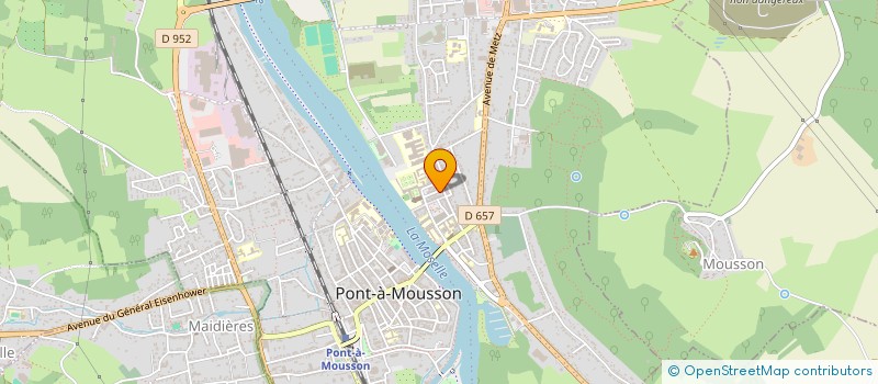 localisation de l'entreprise MONSIEUR CHRISTOPHE MACIAG  PONT-A-MOUSSON