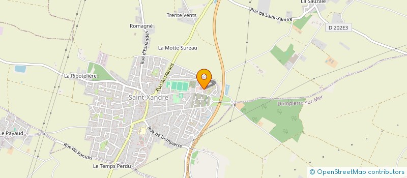 localisation de l'entreprise MONSIEUR CHRISTOPHE MACRIME  SAINT-XANDRE