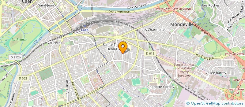 localisation de l'entreprise MONSIEUR CHRISTOPHE MADELAINE à CAEN