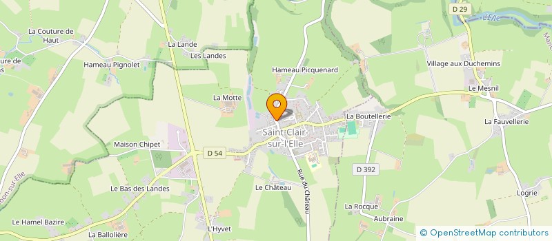 localisation de l'entreprise MONSIEUR CHRISTOPHE MADELAINE  SAINT-CLAIR-SUR-L'ELLE