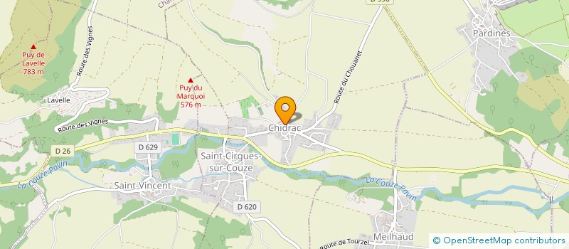 localisation de l'entreprise MONSIEUR CHRISTOPHE MAFFRE  CHIDRAC