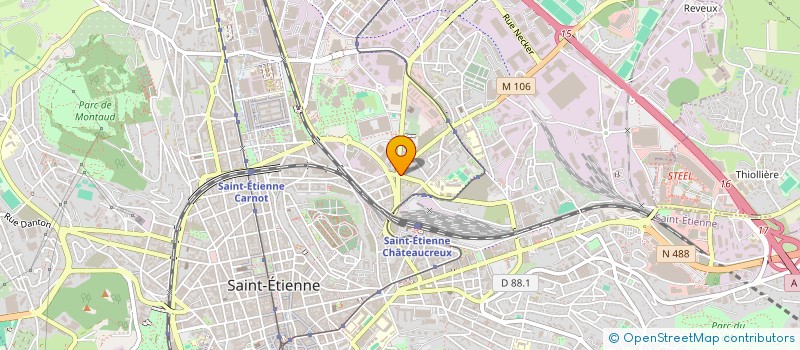 localisation de l'entreprise MONSIEUR CHRISTOPHE MAGAND  SAINT-ETIENNE