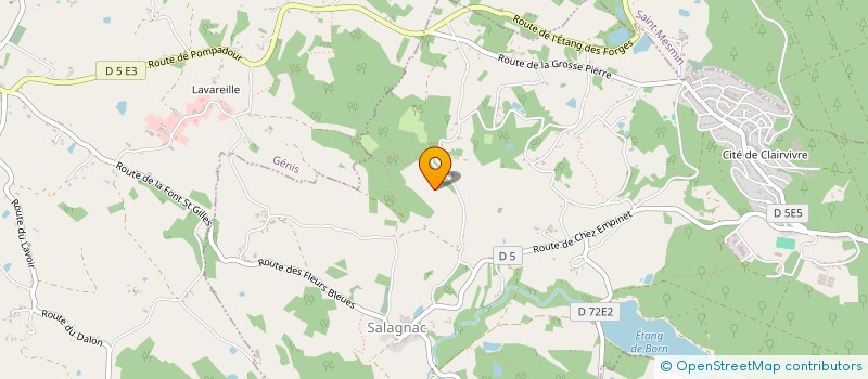 localisation de l'entreprise MONSIEUR CHRISTOPHE MAGNE  SAINT JORY LASBLOUX