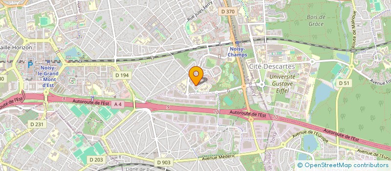 localisation de l'entreprise MONSIEUR CHRISTOPHE MAHAUX  NOISY-LE-GRAND