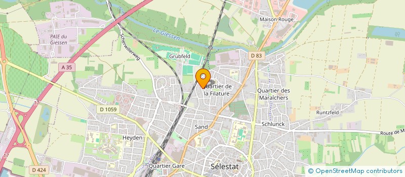 localisation de l'entreprise MONSIEUR CHRISTOPHE MAILLARD  SELESTAT