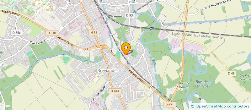 localisation de l'entreprise MONSIEUR CHRISTOPHE MAILLARD  BREVIANDES