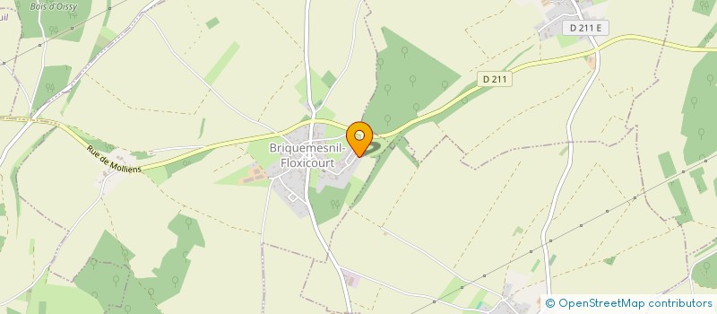 localisation de l'entreprise MONSIEUR CHRISTOPHE MAILLARD  BRIQUEMESNIL-FLOXICOURT