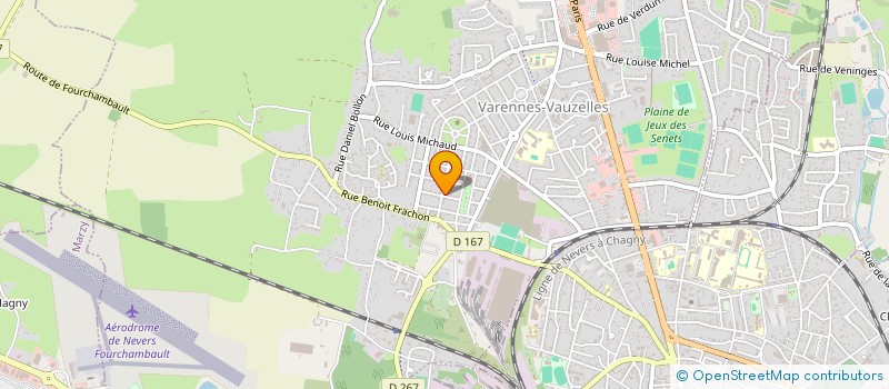 localisation de l'entreprise MONSIEUR CHRISTOPHE MAILLARD  VARENNES-VAUZELLES