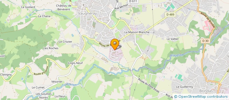 localisation de l'entreprise MONSIEUR CHRISTOPHE MAISON  POLLIONNAY