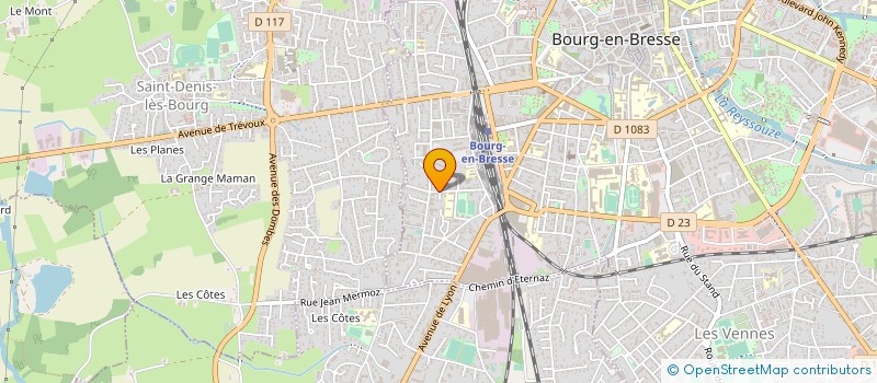 localisation de l'entreprise MONSIEUR CHRISTOPHE MAITRE à BOURG-EN-BRESSE