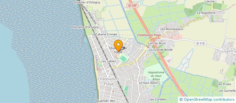 localisation de l'entreprise MONSIEUR CHRISTOPHE MALACARNE à CHATELAILLON-PLAGE