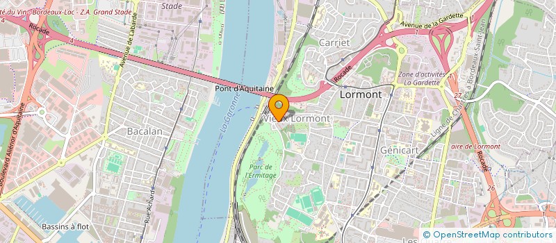 localisation de l'entreprise MONSIEUR CHRISTOPHE MALEPLATE à LORMONT