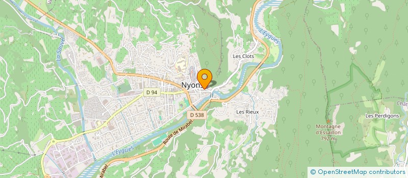 localisation de l'entreprise MONSIEUR CHRISTOPHE MALET à NYONS