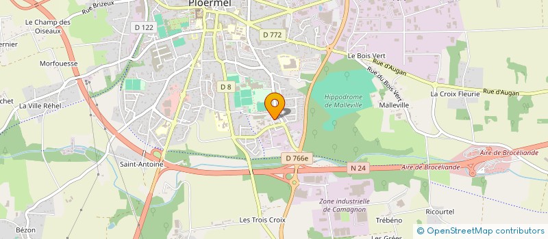 localisation de l'entreprise MONSIEUR CHRISTOPHE MALHERBE  PLOERMEL