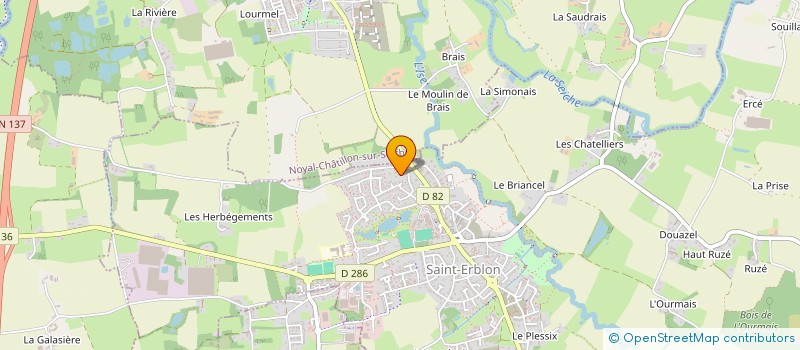 localisation de l'entreprise MONSIEUR CHRISTOPHE MALLIER  SAINT-ERBLON