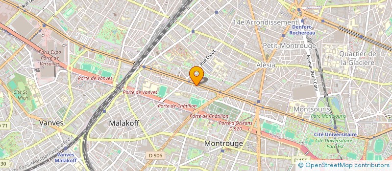 localisation de l'entreprise MONSIEUR CHRISTOPHE MALVE  PARIS