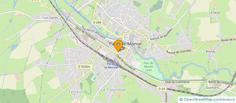 localisation de l'entreprise MONSIEUR CHRISTOPHE MAMESSIER à PARAY-LE-MONIAL