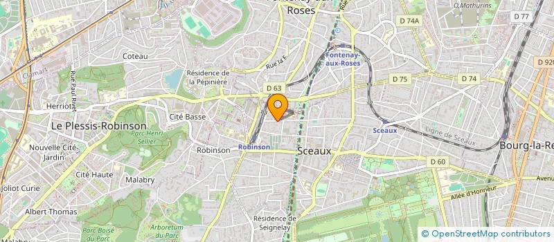 localisation de l'entreprise MONSIEUR CHRISTOPHE MANAUD à SCEAUX