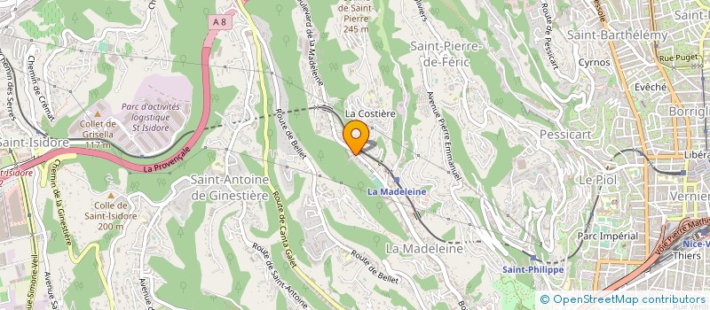 localisation de l'entreprise MONSIEUR CHRISTOPHE MANESCOTTO à NICE