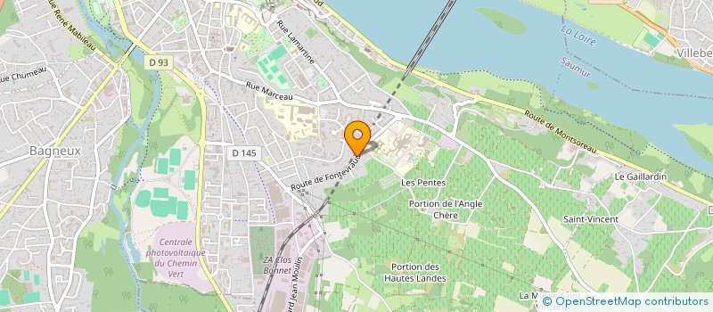 localisation de l'entreprise MONSIEUR CHRISTOPHE MANGEANT  SAUMUR