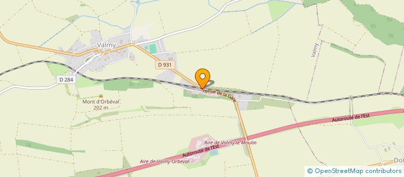 localisation de l'entreprise MONSIEUR CHRISTOPHE MANGIN  VALMY