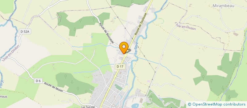 localisation de l'entreprise MONSIEUR CHRISTOPHE MANRESA  L'ISLE-EN-DODON