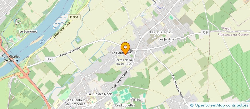 localisation de l'entreprise MONSIEUR CHRISTOPHE MANSION  VINEUIL