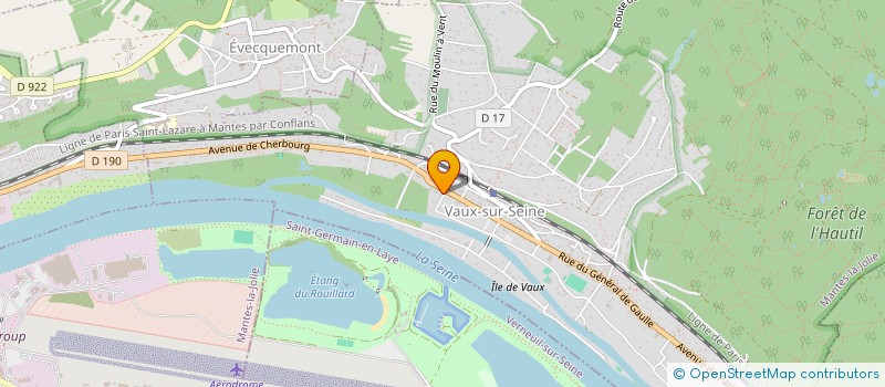 localisation de l'entreprise MONSIEUR CHRISTOPHE MANSUY à VAUX-SUR-SEINE
