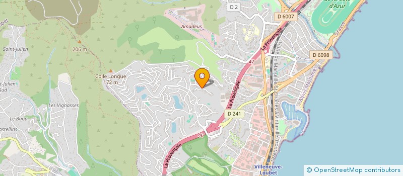 localisation de l'entreprise MONSIEUR CHRISTOPHE MANTOPOULOS  VILLENEUVE-LOUBET