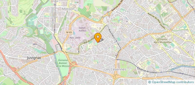 localisation de l'entreprise MONSIEUR CHRISTOPHE MANZANERA à MONTPELLIER