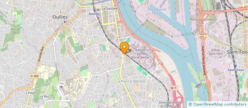 localisation de l'entreprise MONSIEUR CHRISTOPHE MARAIS  OULLINS-PIERRE-BENITE