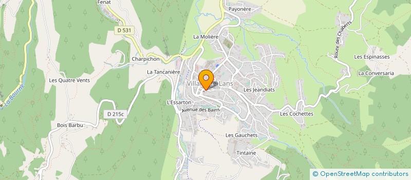 localisation de l'entreprise MONSIEUR CHRISTOPHE MARAT  VILLARD-DE-LANS