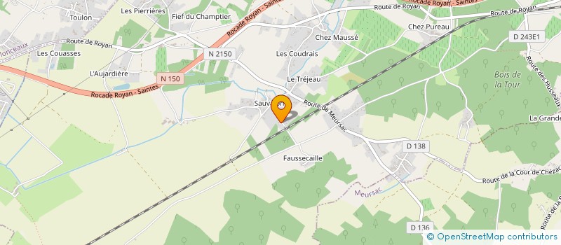 localisation de l'entreprise MONSIEUR CHRISTOPHE MARBOEUF  SAINT-ROMAIN-DE-BENET