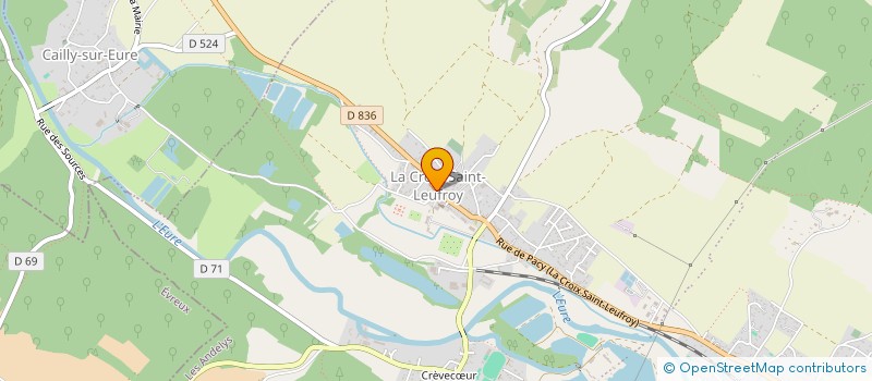 localisation de l'entreprise MONSIEUR CHRISTOPHE MARC  CLEF VALLEE D'EURE