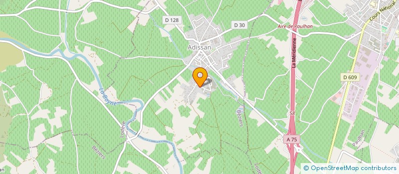 localisation de l'entreprise MONSIEUR CHRISTOPHE MARC  ADISSAN