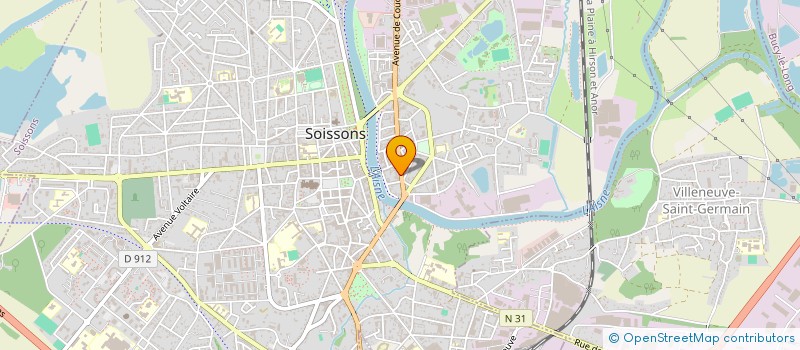 localisation de l'entreprise MONSIEUR CHRISTOPHE MARCELLIN à SOISSONS