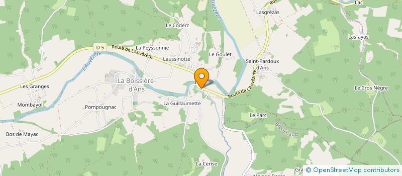 localisation de l'entreprise MONSIEUR CHRISTOPHE MARCELLUS à CUBJAC-AUVEZERE-VAL D'ANS