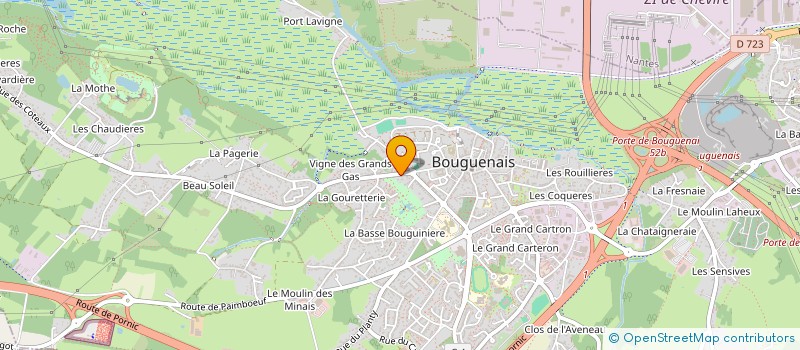 localisation de l'entreprise MONSIEUR CHRISTOPHE MARCHAIS-DION  BOUGUENAIS