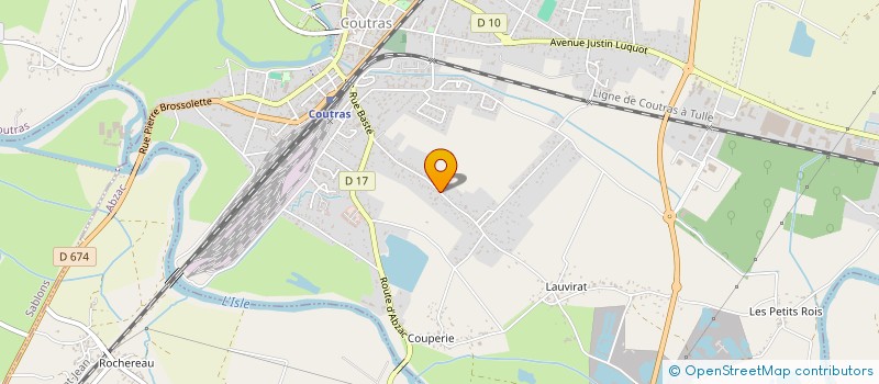 localisation de l'entreprise MONSIEUR CHRISTOPHE MARCHAL à COUTRAS