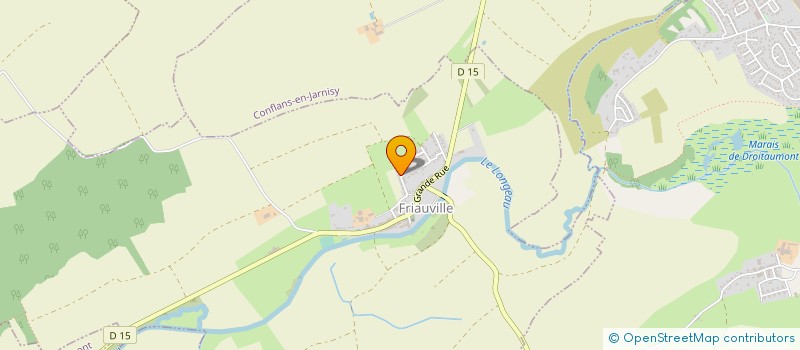 localisation de l'entreprise MONSIEUR CHRISTOPHE MARCHAL  FRIAUVILLE