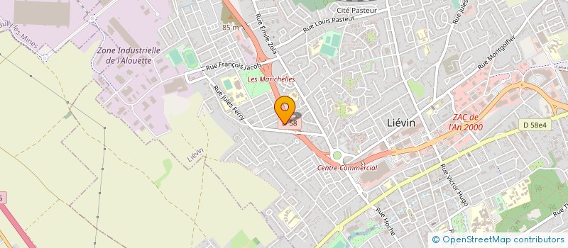 localisation de l'entreprise MONSIEUR CHRISTOPHE MARCHAL  LIEVIN