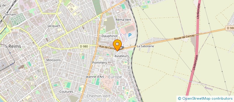 localisation de l'entreprise MONSIEUR CHRISTOPHE MARCHAL à REIMS