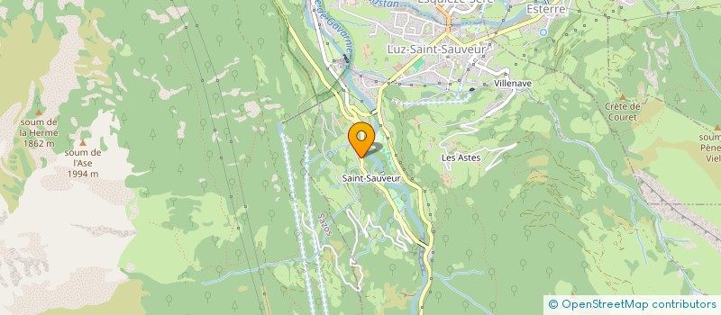 localisation de l'entreprise MONSIEUR CHRISTOPHE MARCHAND  LUZ-SAINT-SAUVEUR