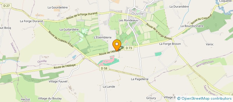 localisation de l'entreprise MONSIEUR CHRISTOPHE MARCHAND  OUVILLE