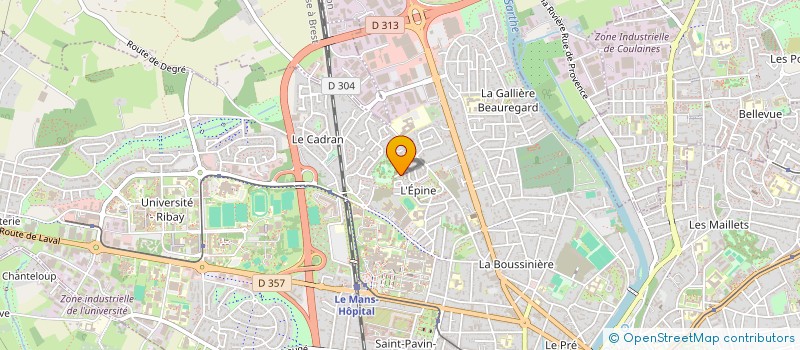 localisation de l'entreprise MONSIEUR CHRISTOPHE MARCHAND à LE MANS