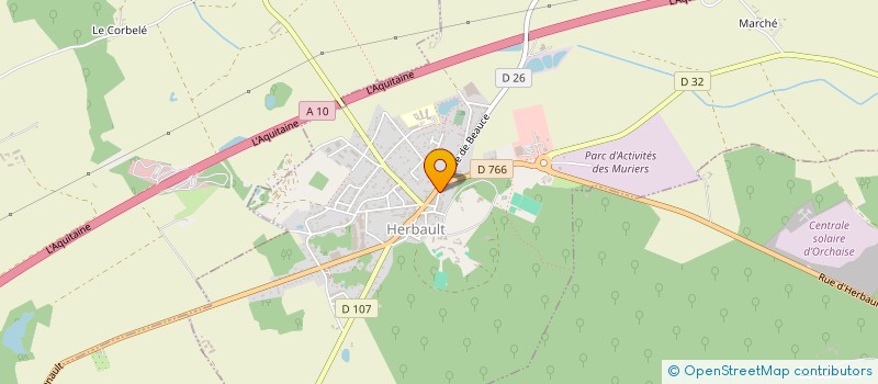 localisation de l'entreprise MONSIEUR CHRISTOPHE MARCHAND  HERBAULT