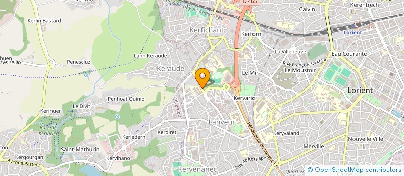 localisation de l'entreprise MONSIEUR CHRISTOPHE MARCHAND  LORIENT