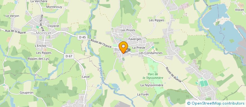 localisation de l'entreprise MONSIEUR CHRISTOPHE MARCHAUD  BUELLAS