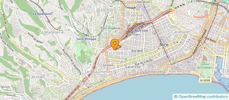 localisation de l'entreprise MONSIEUR CHRISTOPHE MARCHESANI à NICE