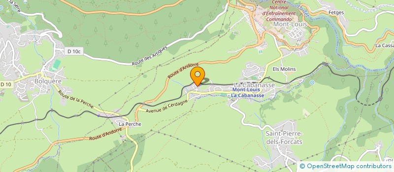 localisation de l'entreprise MONSIEUR CHRISTOPHE MARCOUILLE  LA CABANASSE